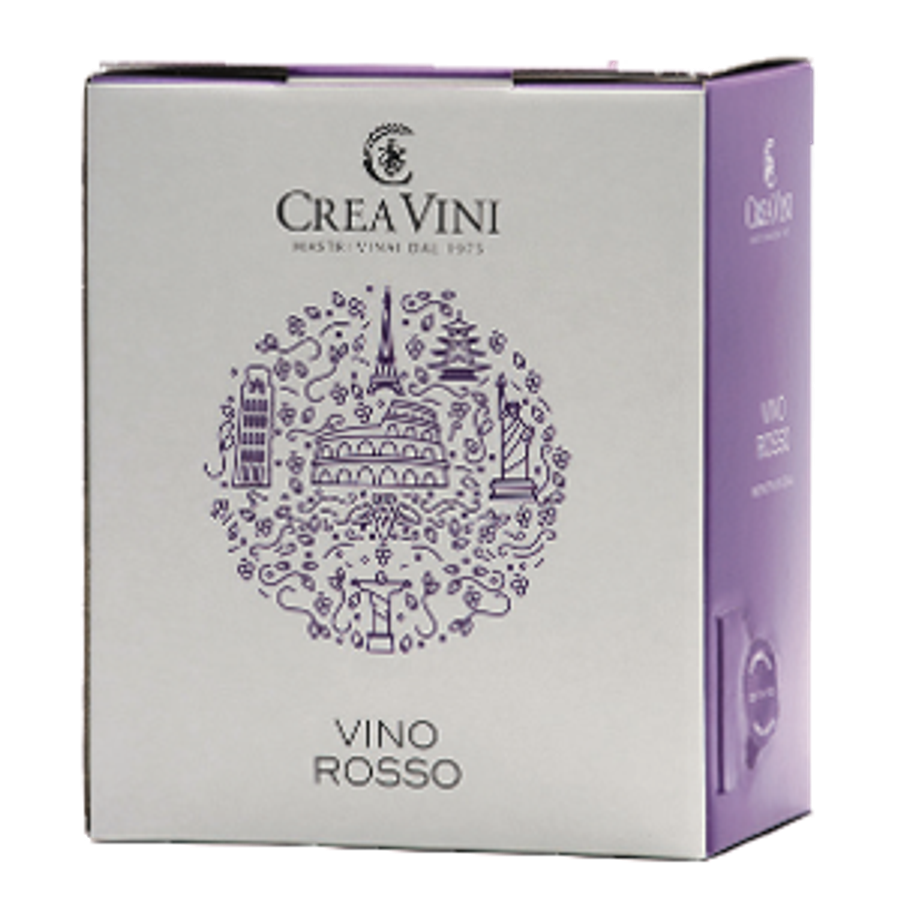 Vinho Tinto Bag in Box Crea Vini 5L