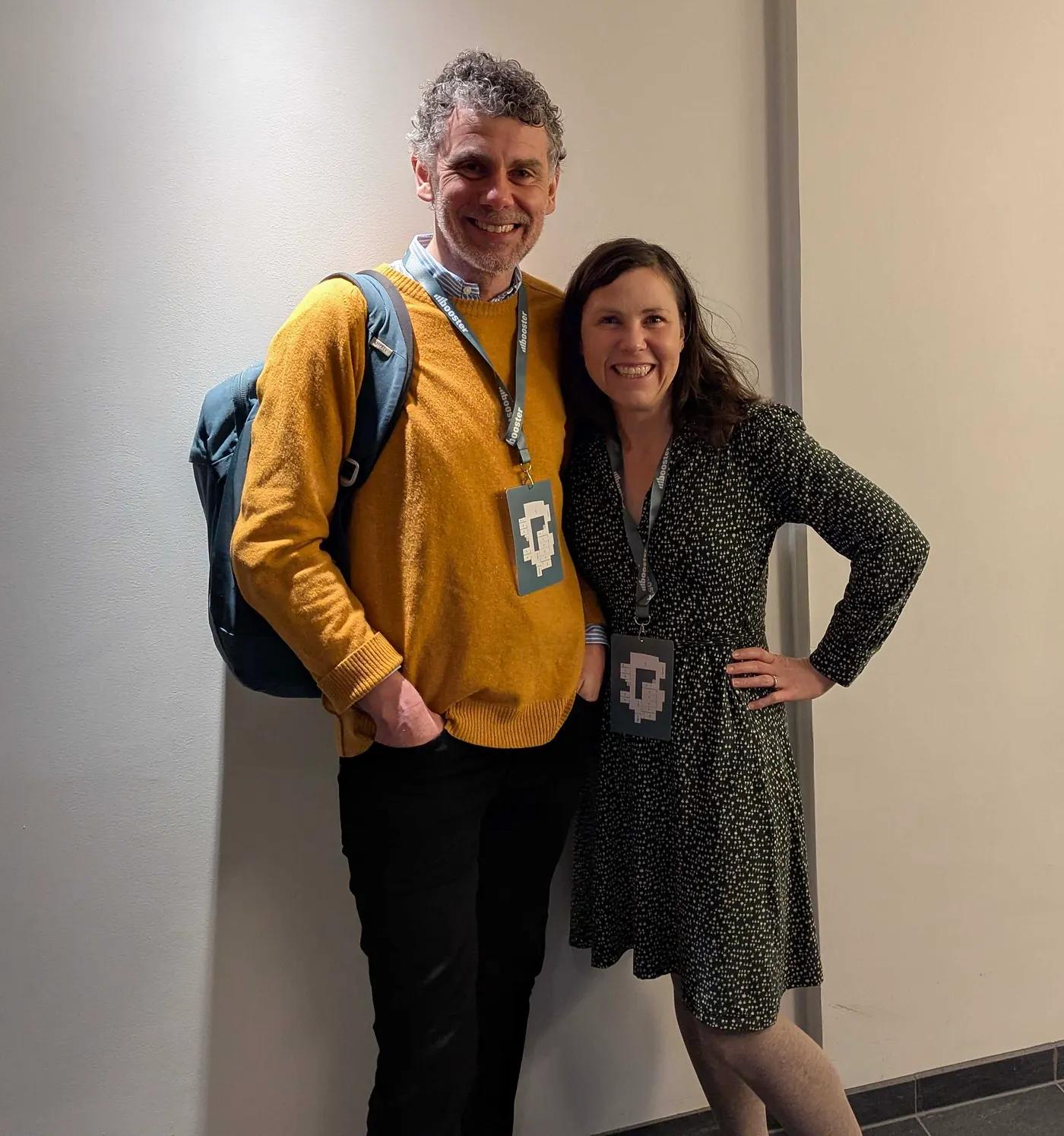 Anders og Cecilie på Boosterkonferansen