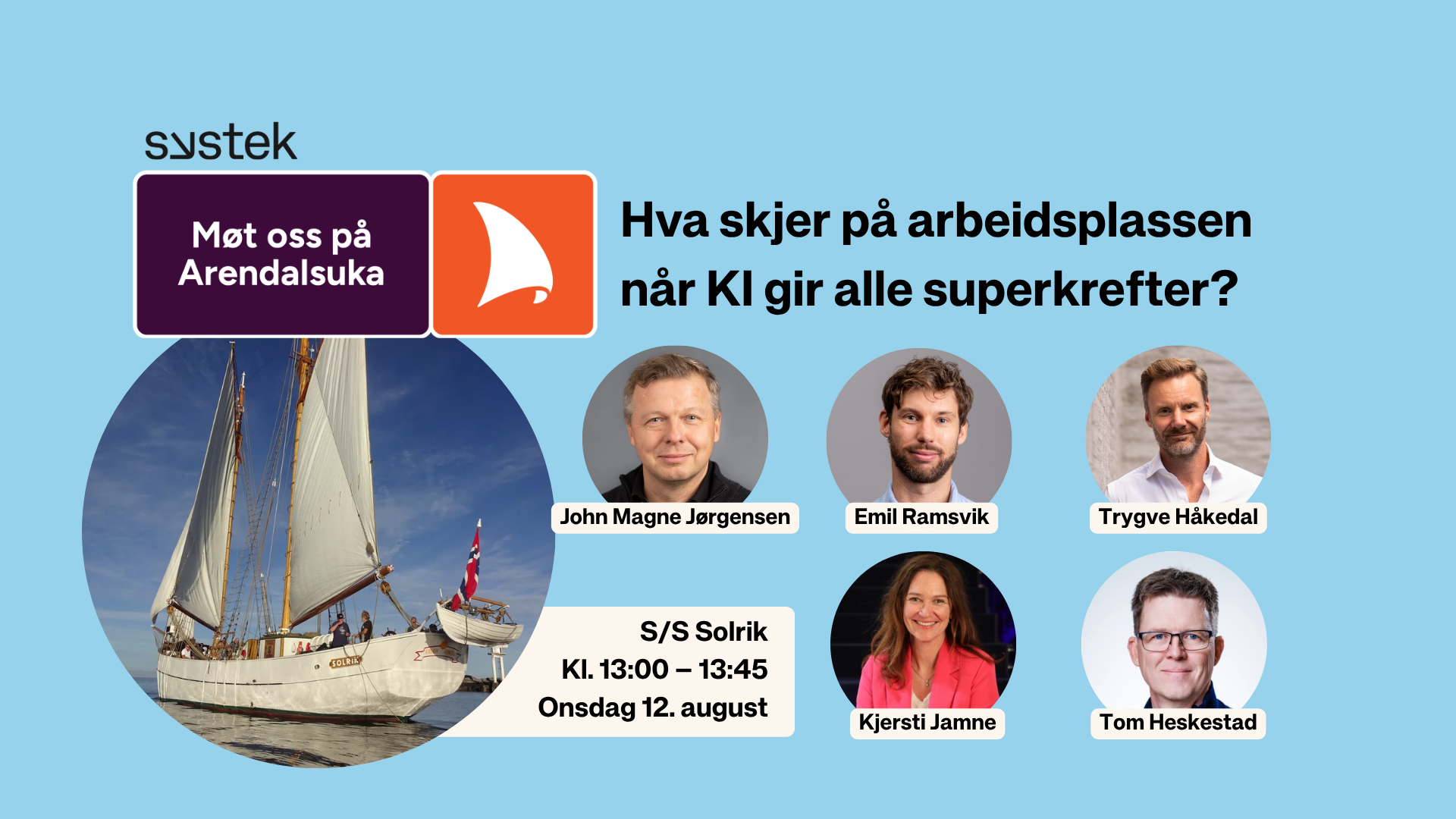 Systek på Arendalsuka 2026