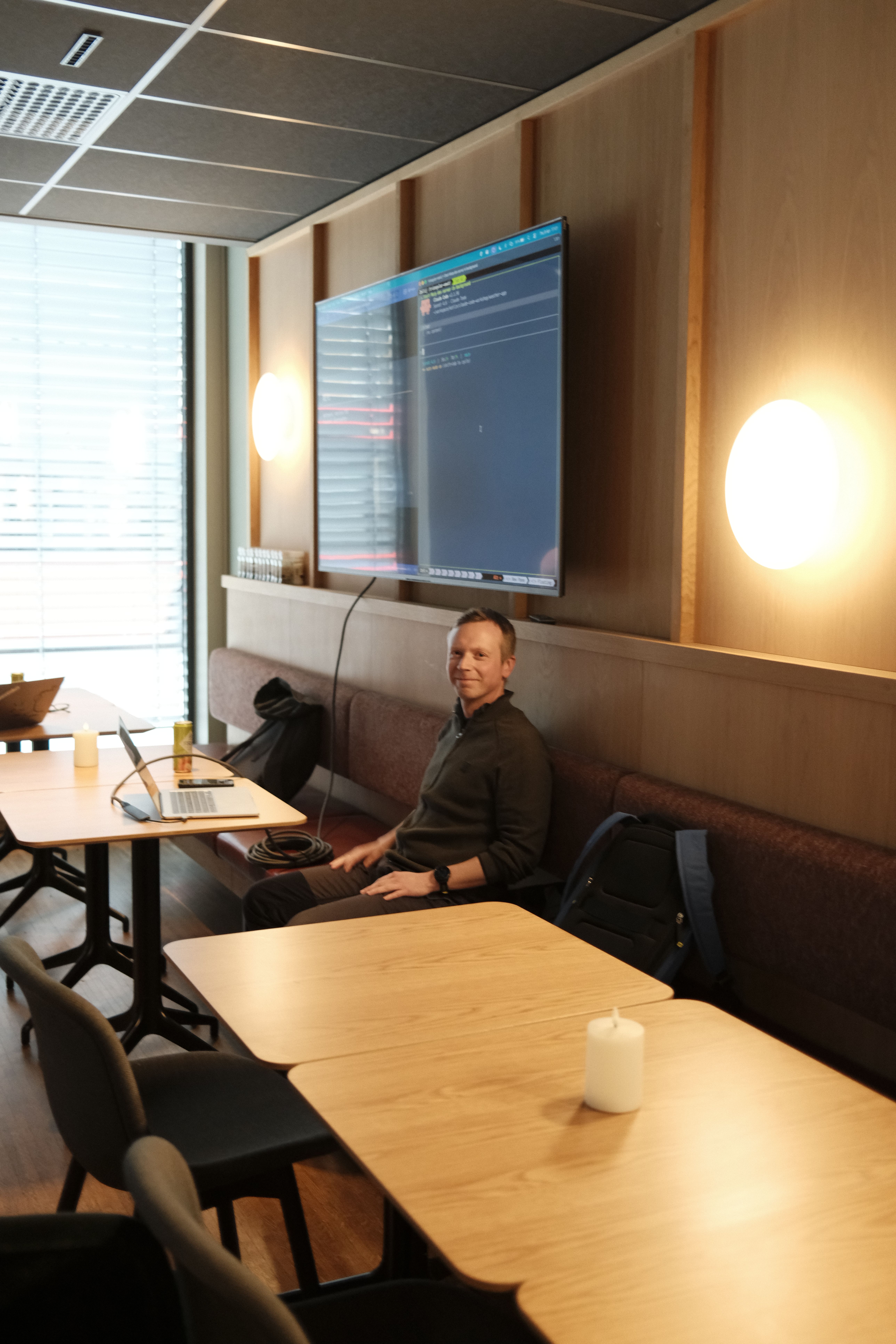 Jarle klar for presentasjon