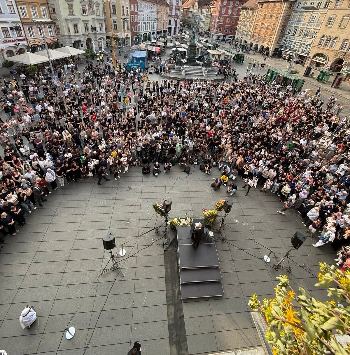 Gedenkkundgebung in Graz