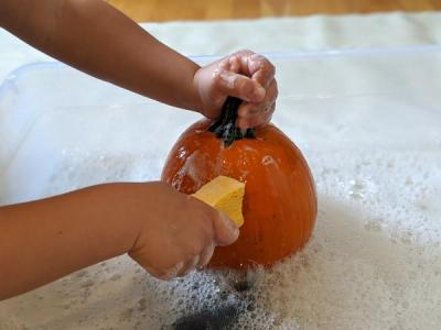 Pumpkin Washing