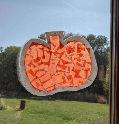 Pumpkin Suncatcher 