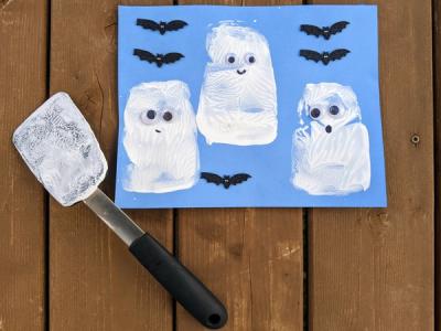 Ghost Painting Using a Spatula