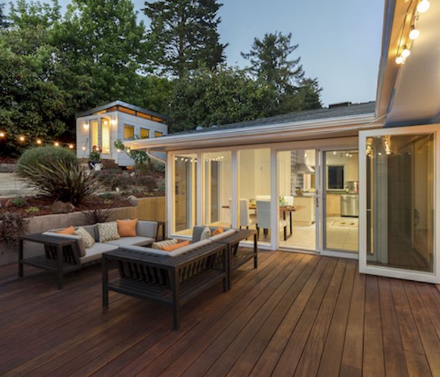 Beautiful house patio.