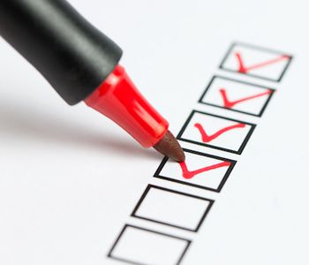 VA home loan checklist.
