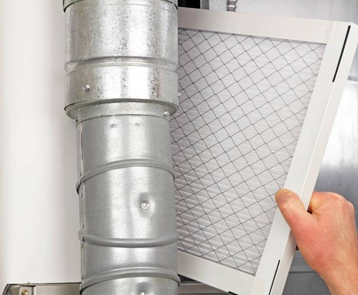Changing HVAC filters.