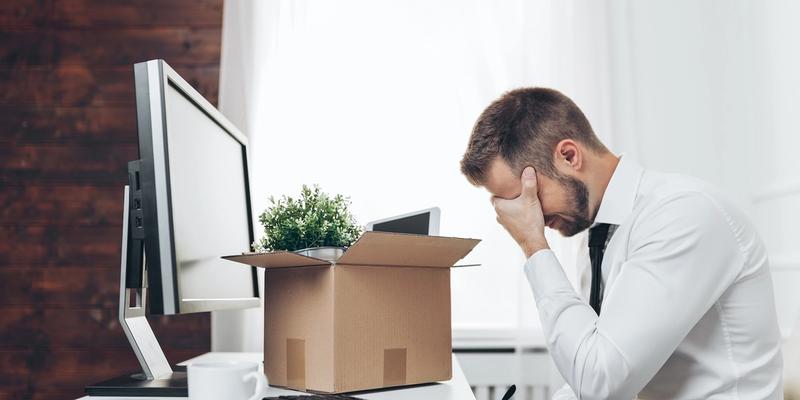 Worker layoff from work