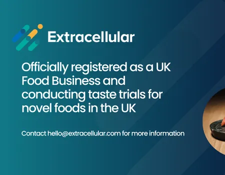 Officially registered as a UK Food Business and conducting taste trials for novel foods in the UK
