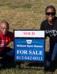 Marion and Michelle Rucker, William Ryan Homes homeowners