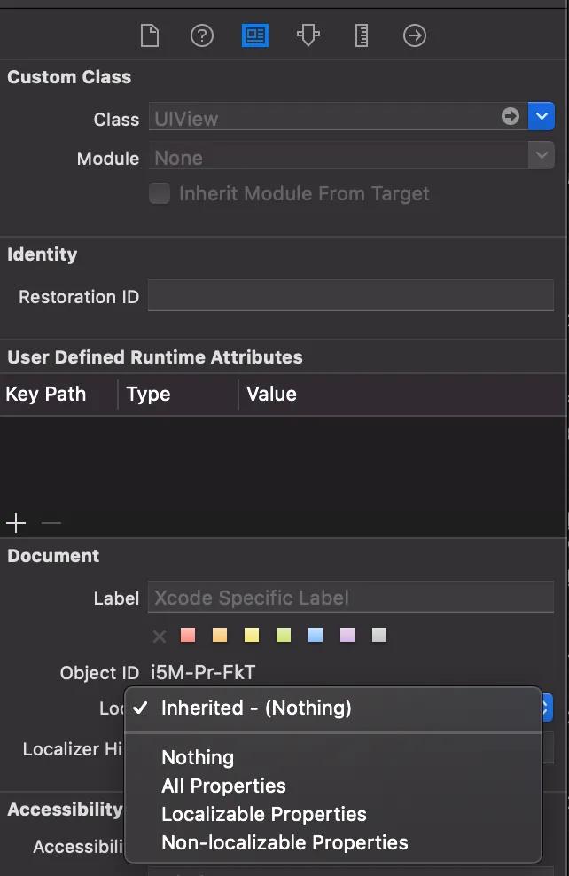 Choosing "All Properties" out of the list "Lock modification" in inspector panel