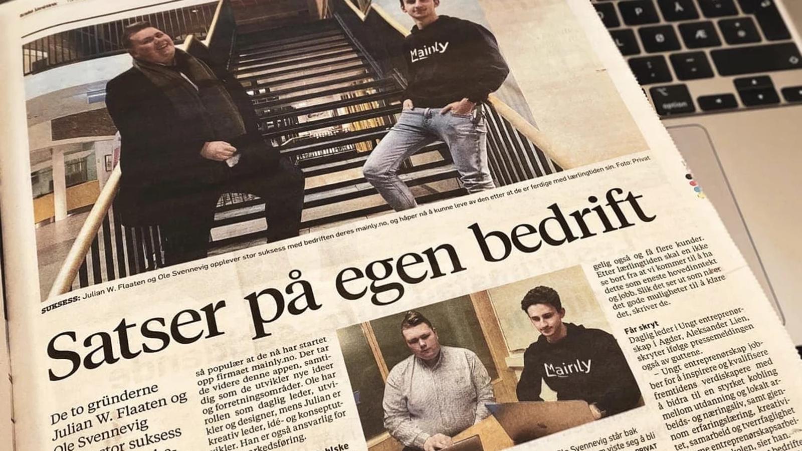 Gjør ungdomsbedrift om til vanlig bedrift – og håper å kunne leve av den