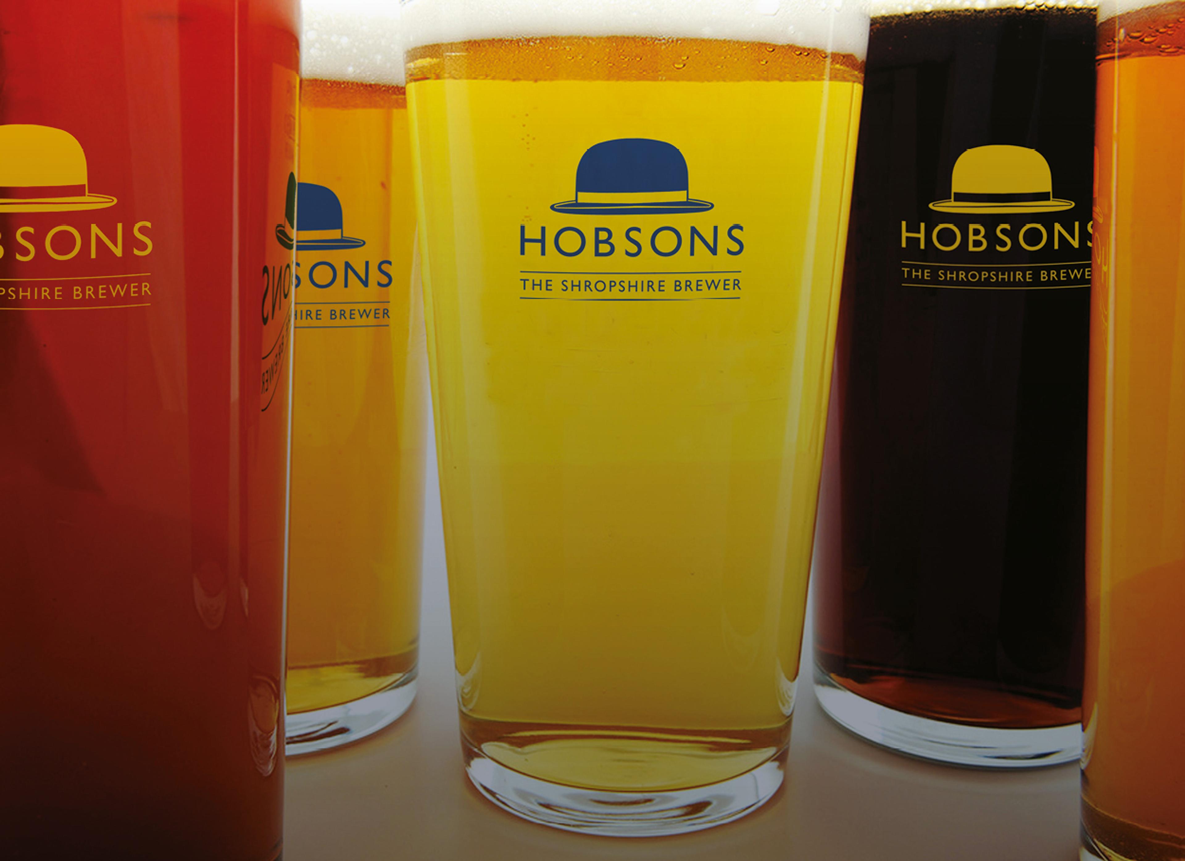 Hobsons Brewery Glasses