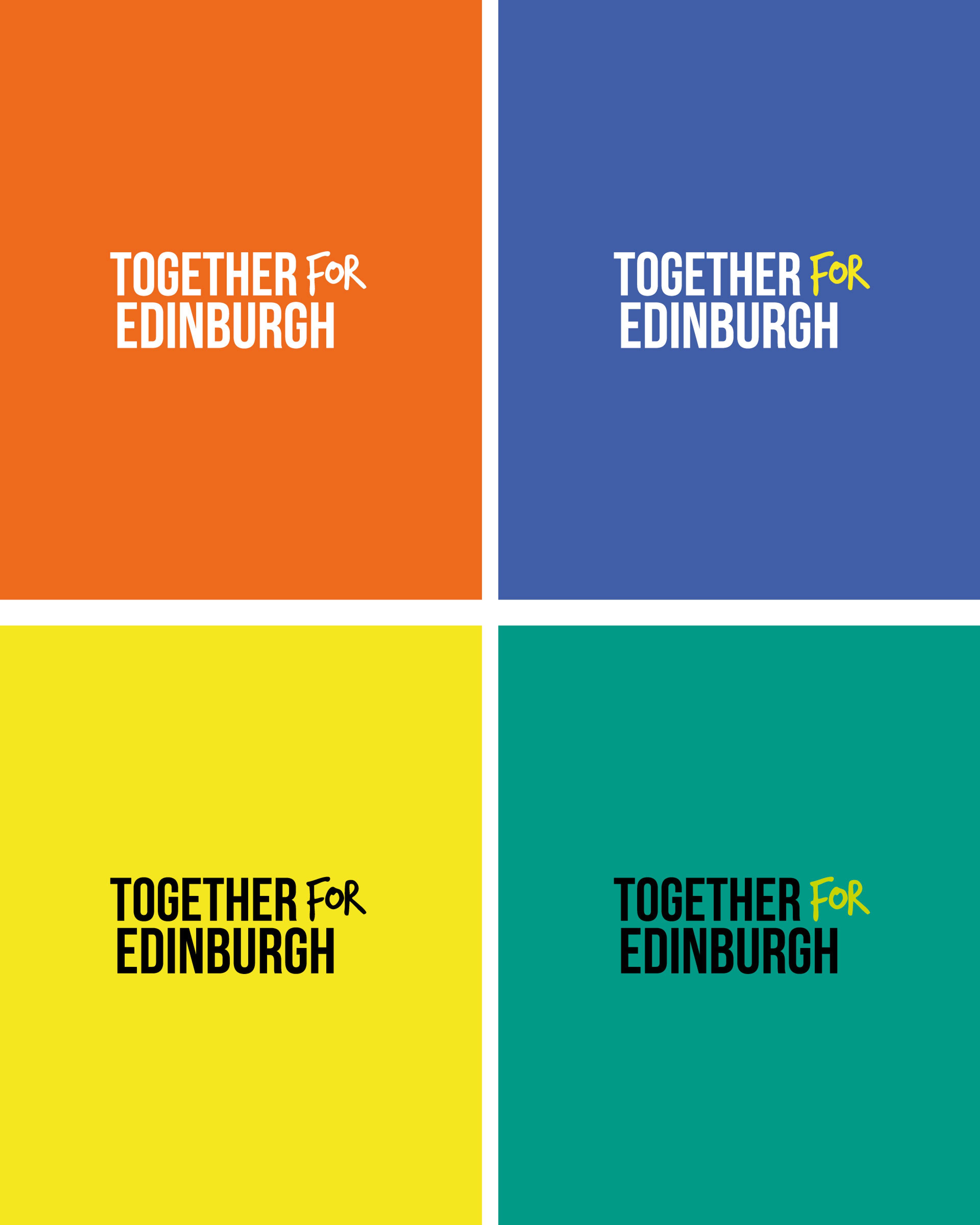 Together for Edinburgh branding