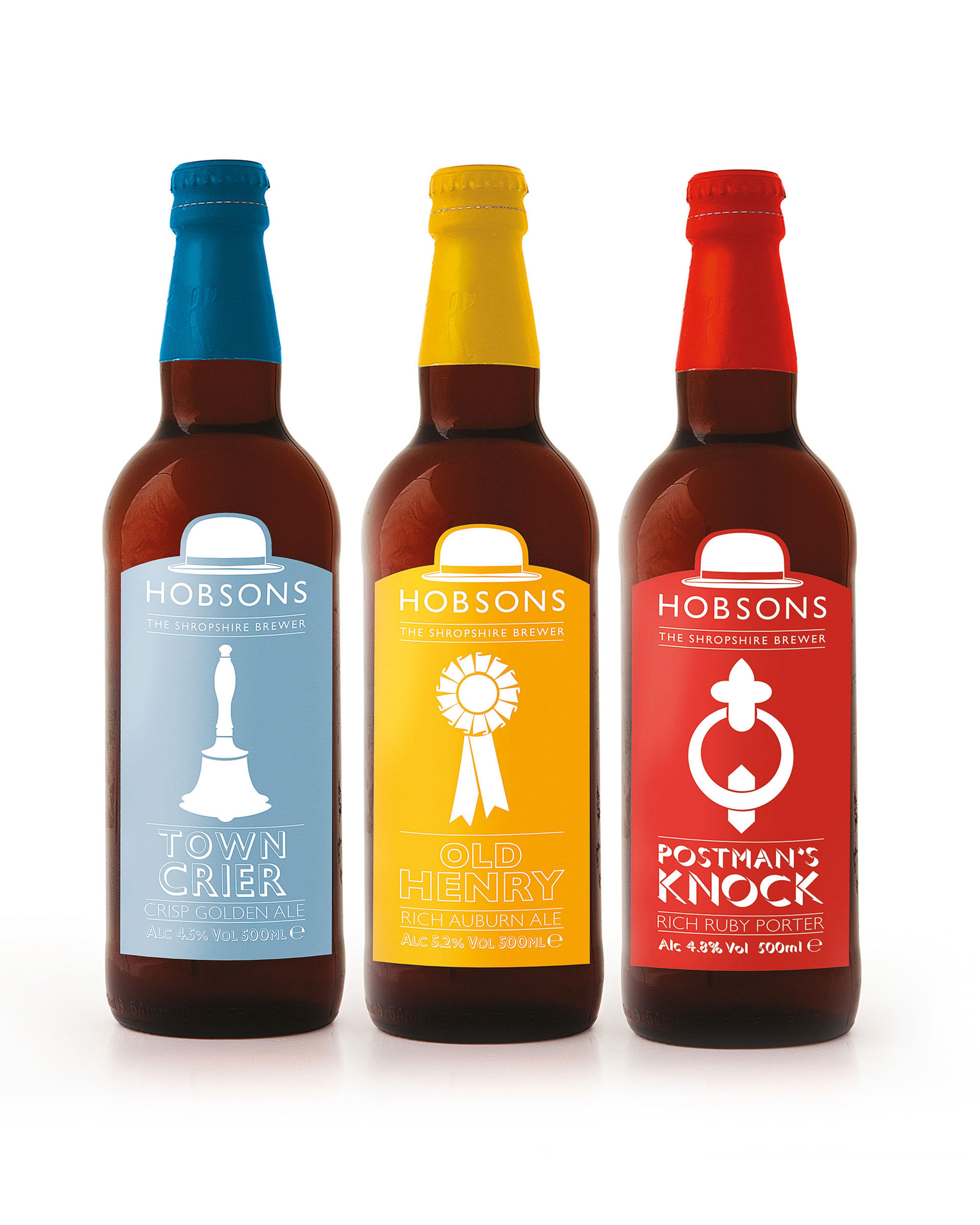 Hobsons Bottle Label designs