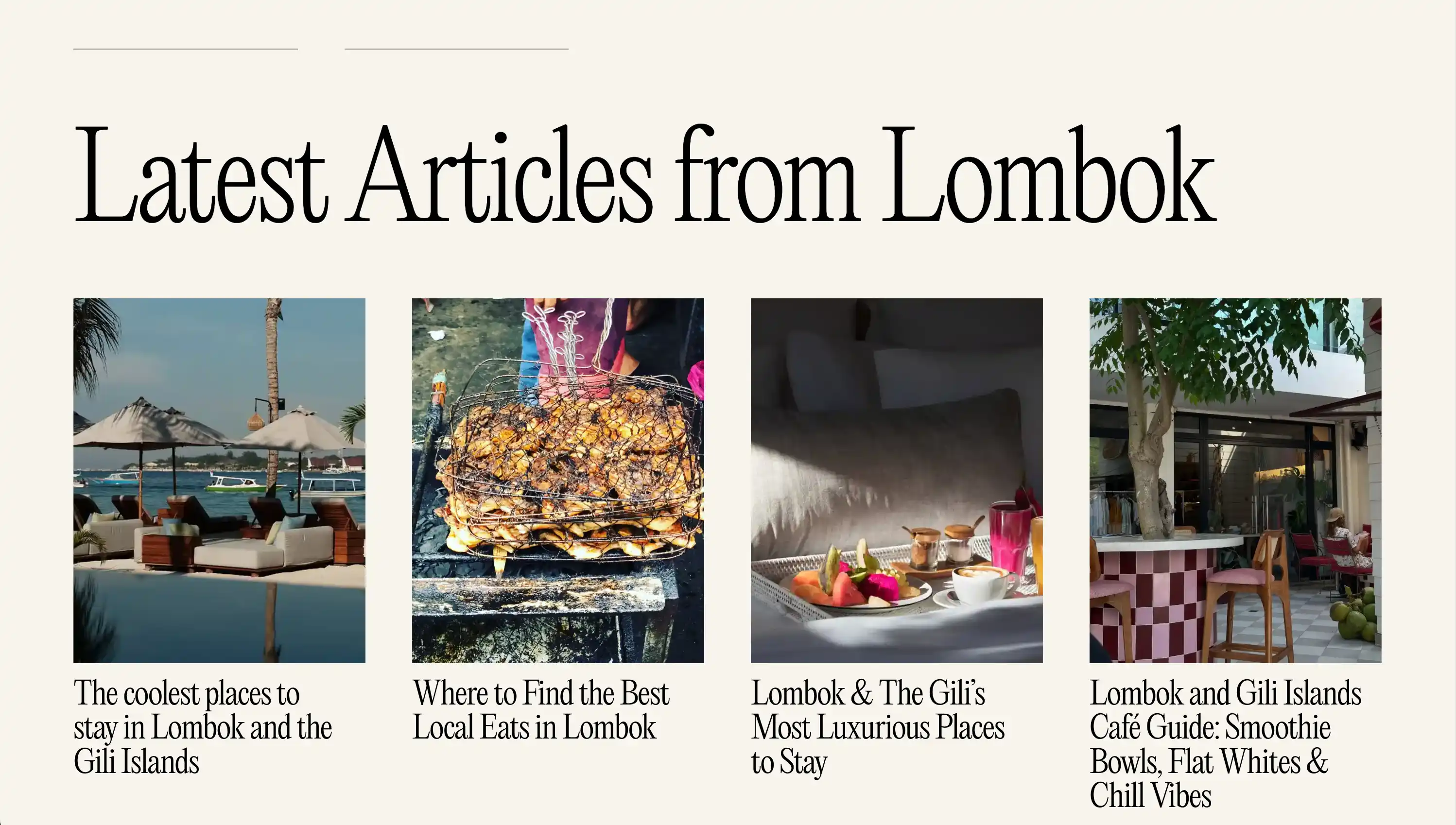 Latest Article section on TheCoolList website by Digital Mates