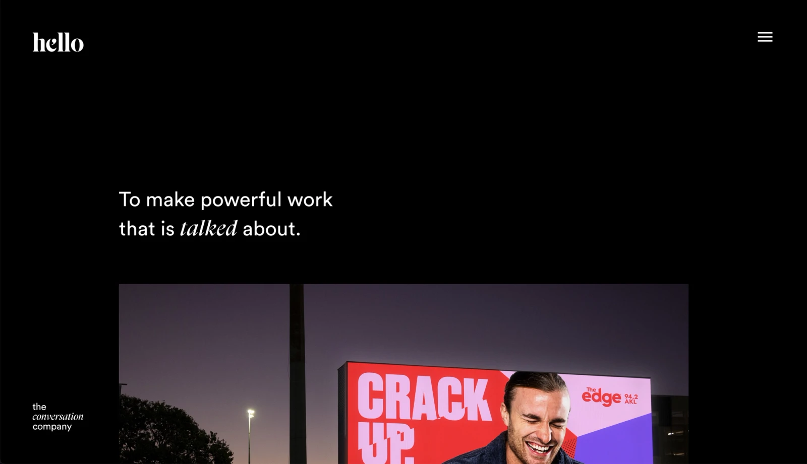 Hello Work page - Hello website by Digital Mates, Auckland