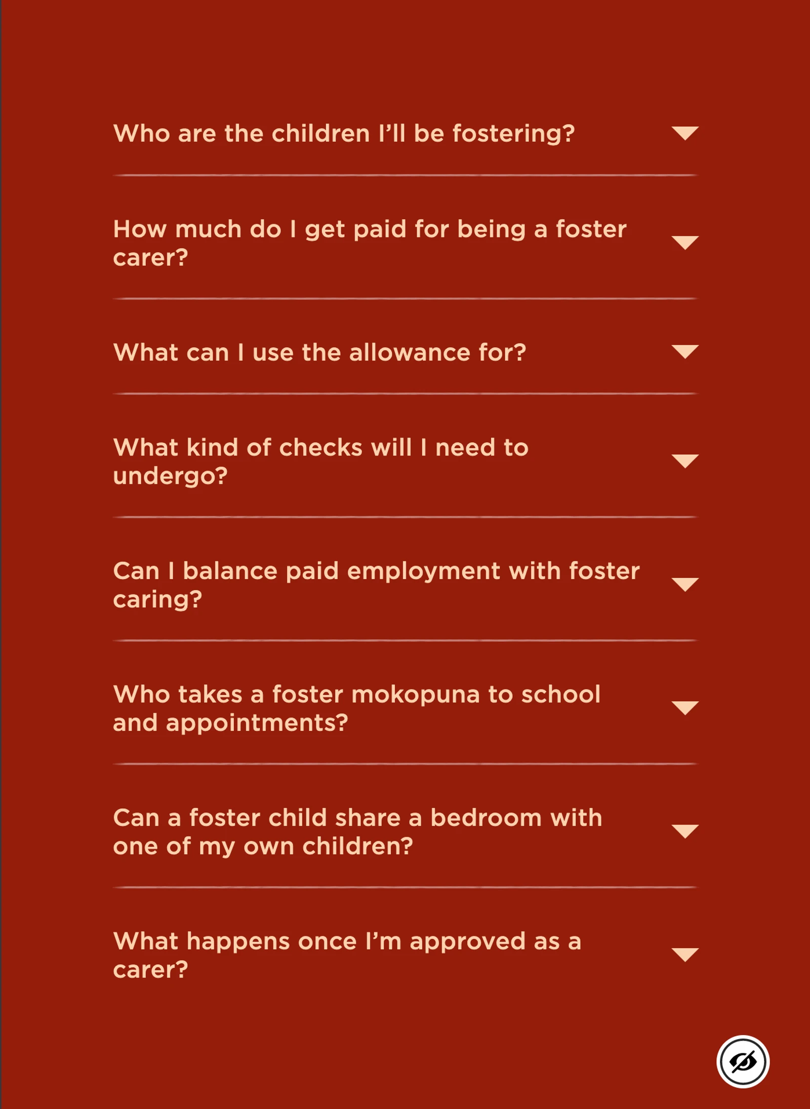 Key Assets FAQs on tablet - Website by Digital Mates, Auckland