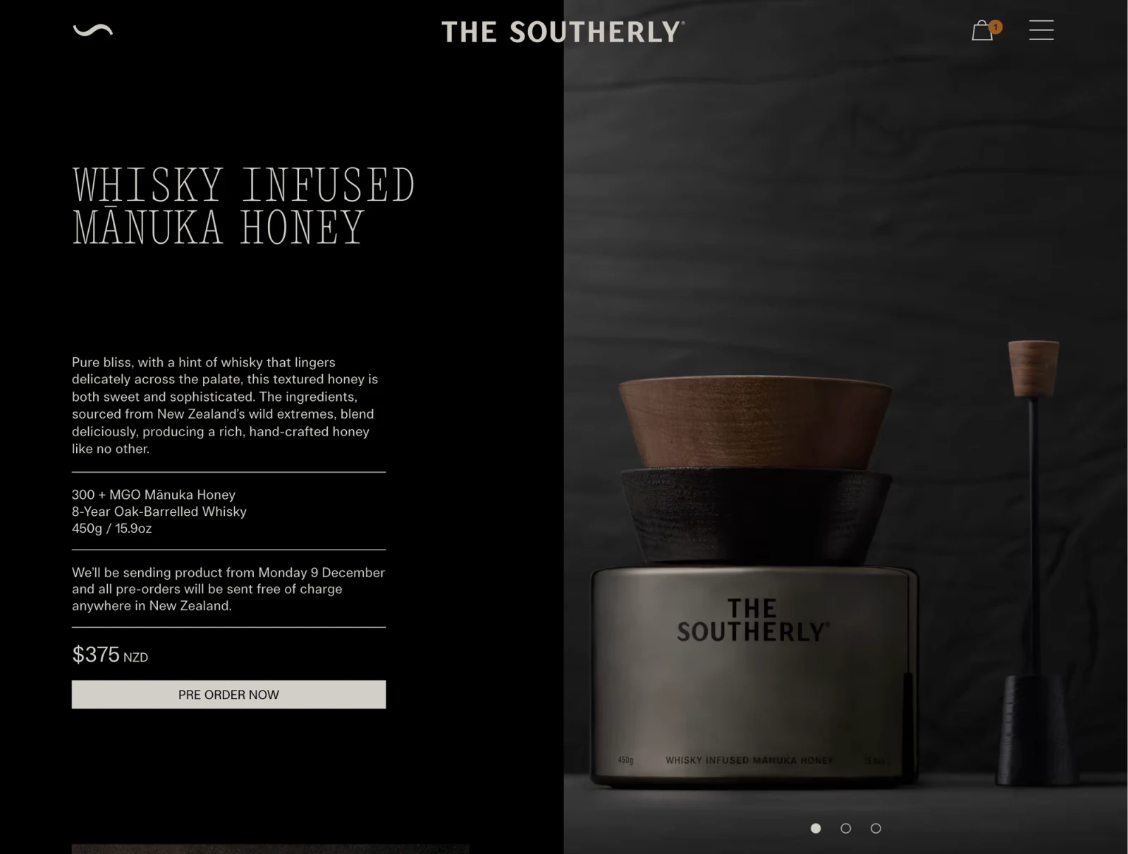 The Southerly website store layout by Digital Mates, Auckland