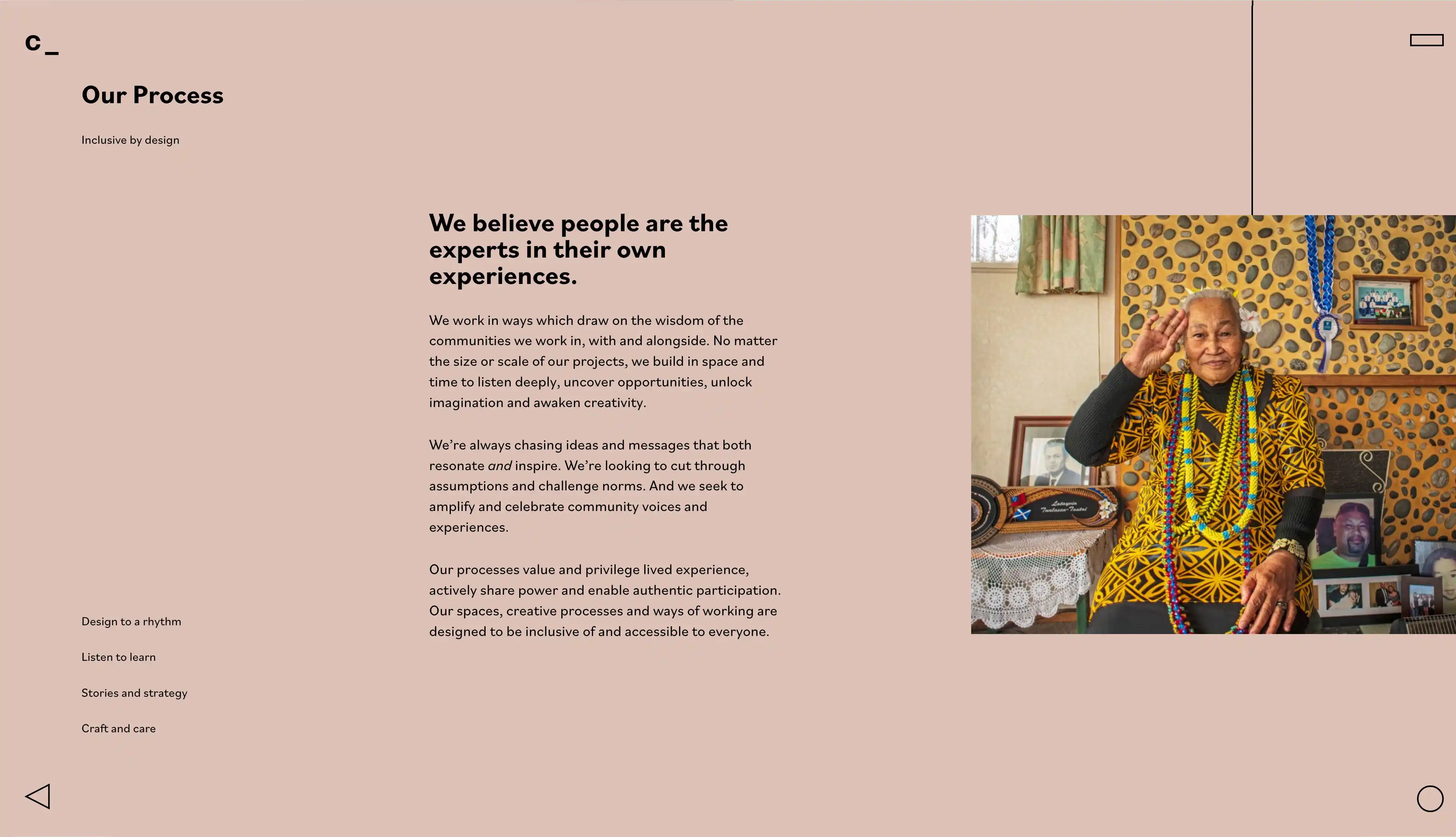 Our process page - Curative website by Digital Mates, Auckland