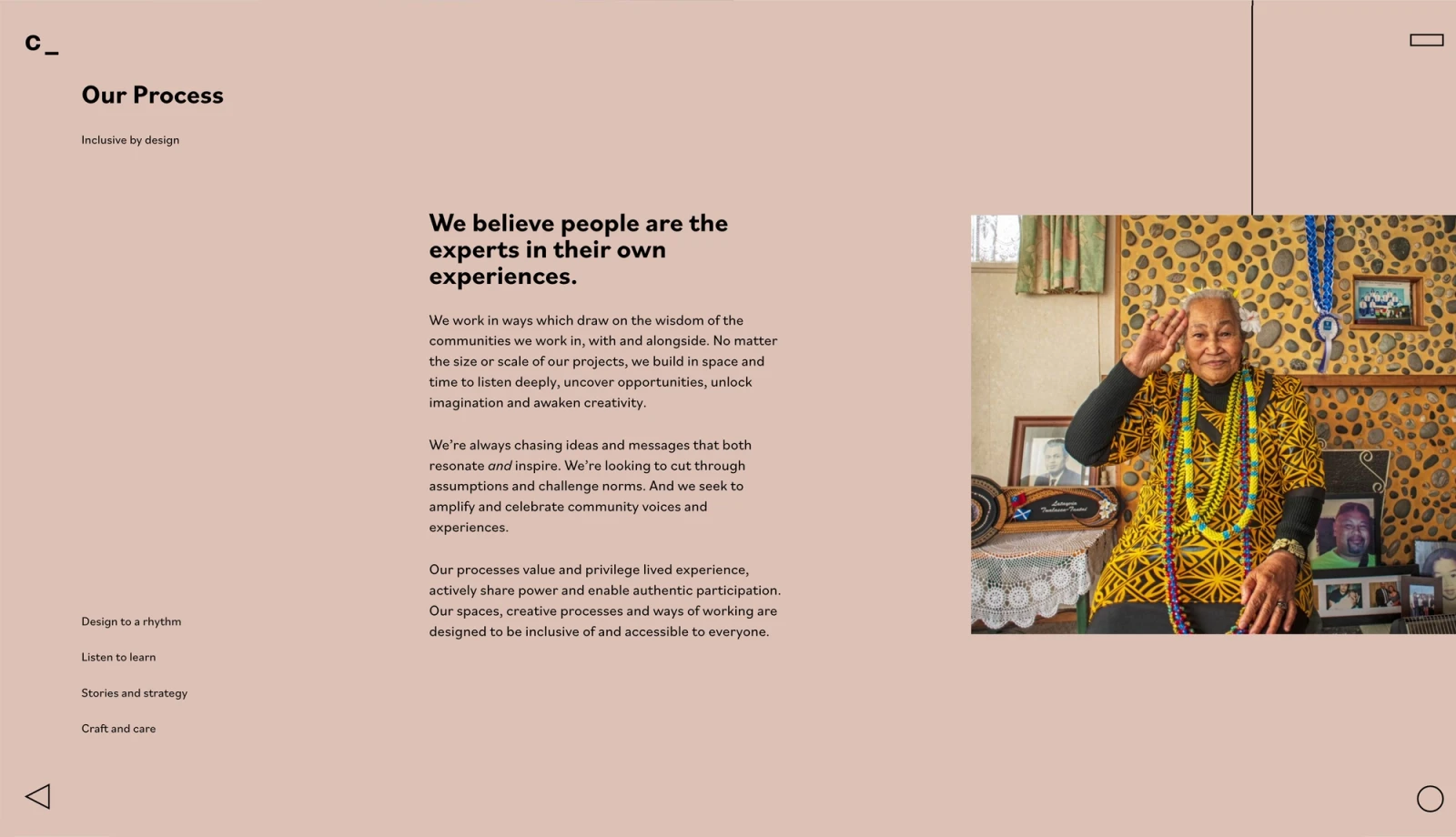 Our process page - Curative website by Digital Mates, Auckland