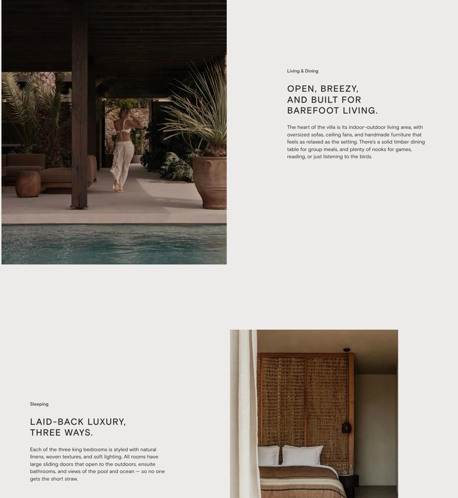 The Hills Lombok, Villa detail page, Digital Mates