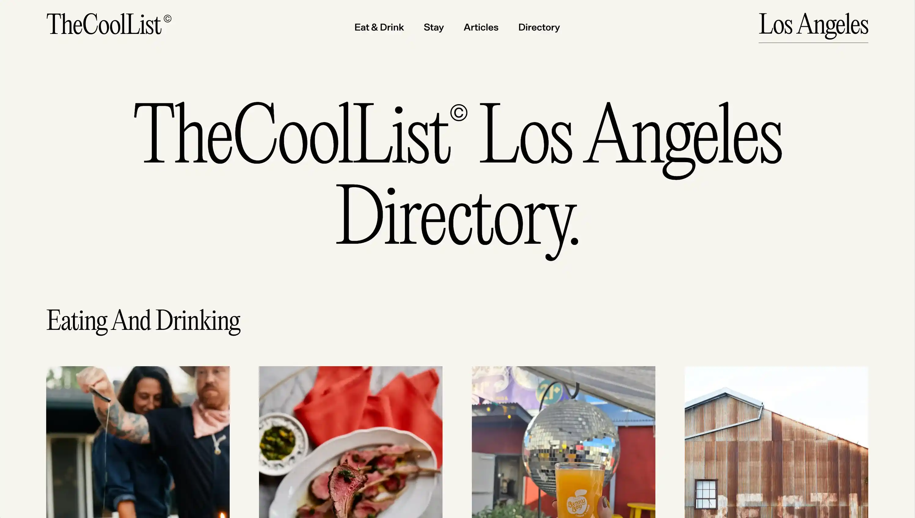 TheCoolList Eat & Drink page for Mexico City