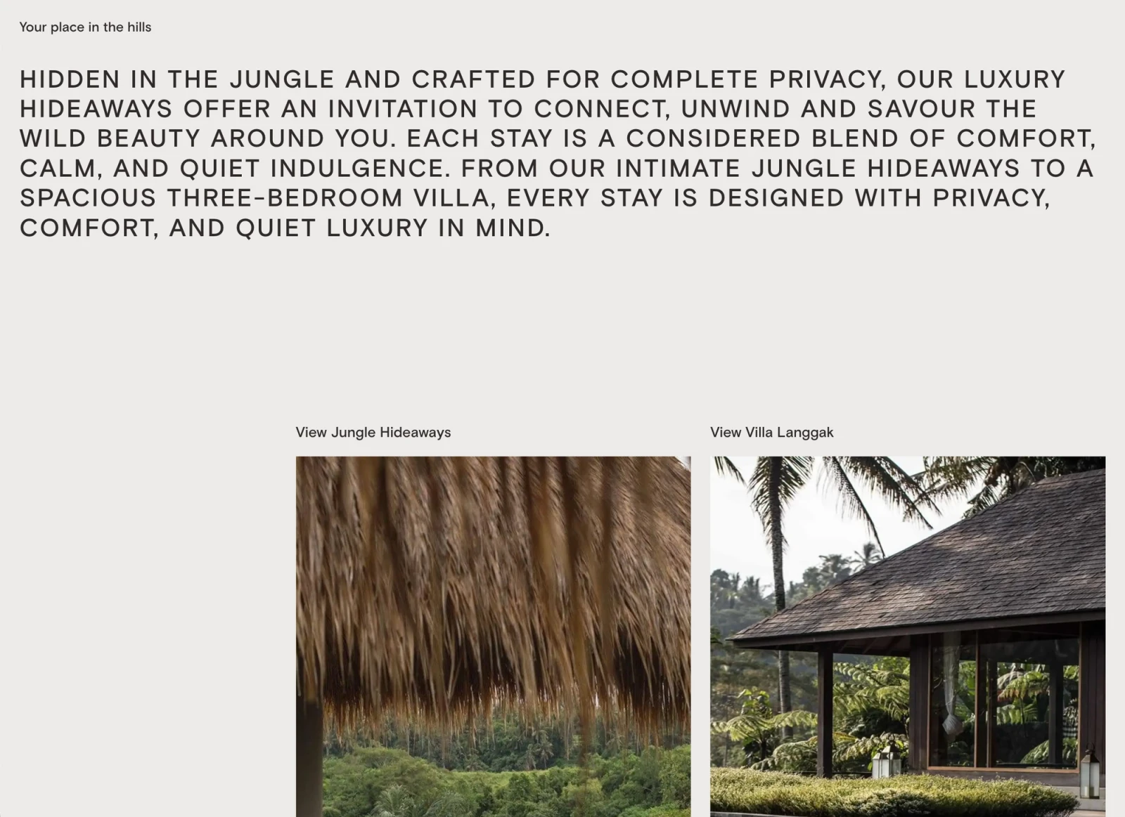 The Hills Lombok, Home page, Digital Mates