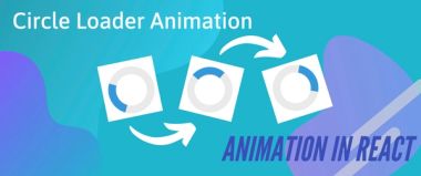 circle loader animation, three frames of circle loading animation