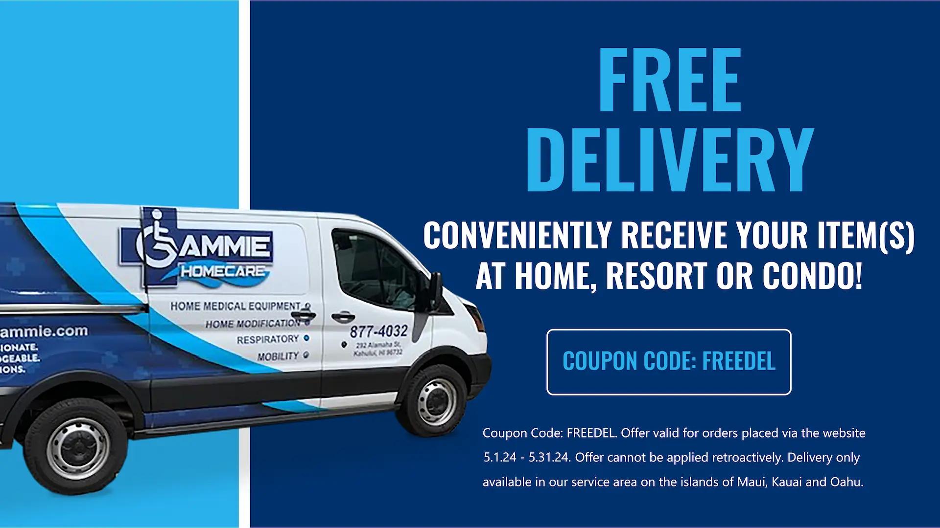 Get free delivery through the month of May by using the code FREEDEL. Delivery only available in our service area on the islands of Maui, Kauai and Oahu.