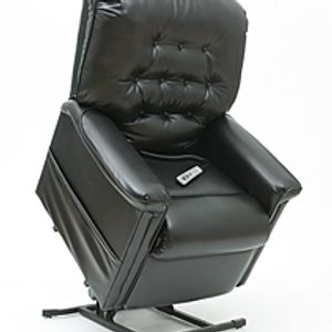 Black Vinyl Lift Chair LC358 Large Rental