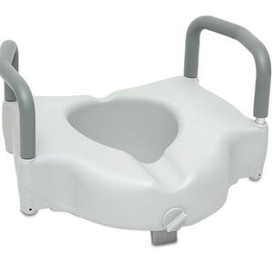 Elevated Toilet Seat with Handles