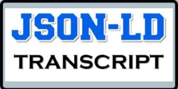 JSON-LD Transcript