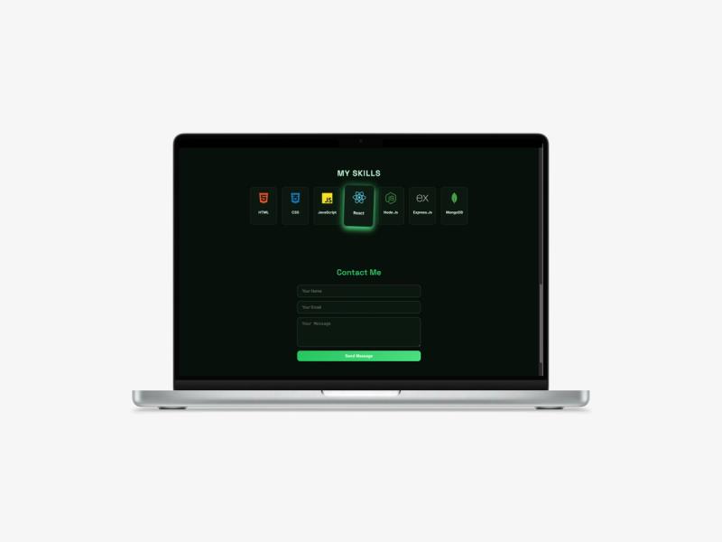 Ansu V S - Portfolio Website Concept 4