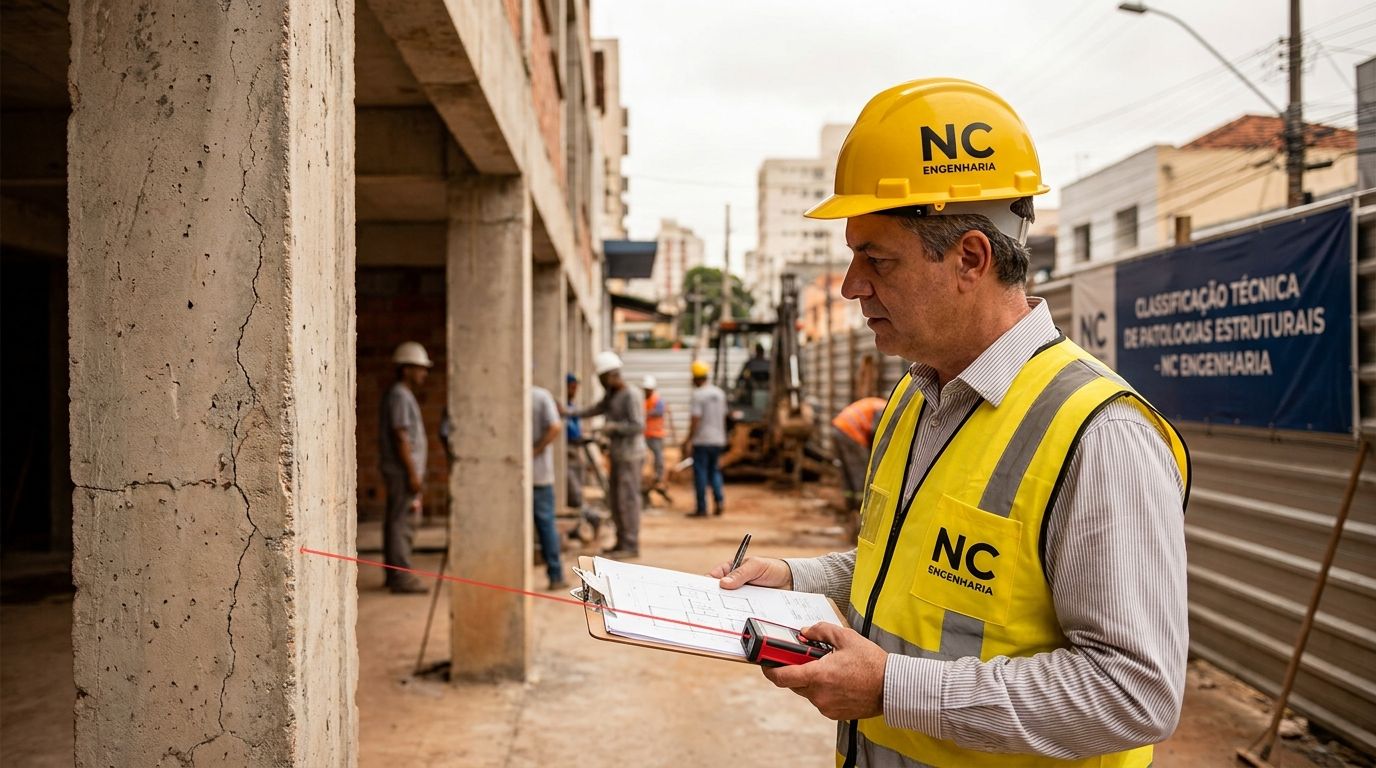 Patologias estruturais em edificações: classificação técnica conforme NBR 16747:2020