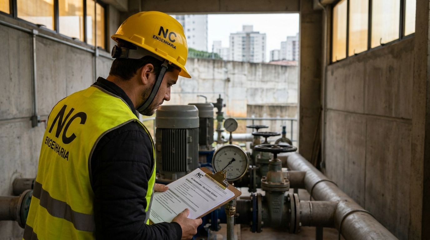 Detecção não destrutiva de vazamentos: métodos acústicos, termográficos e gás traçador