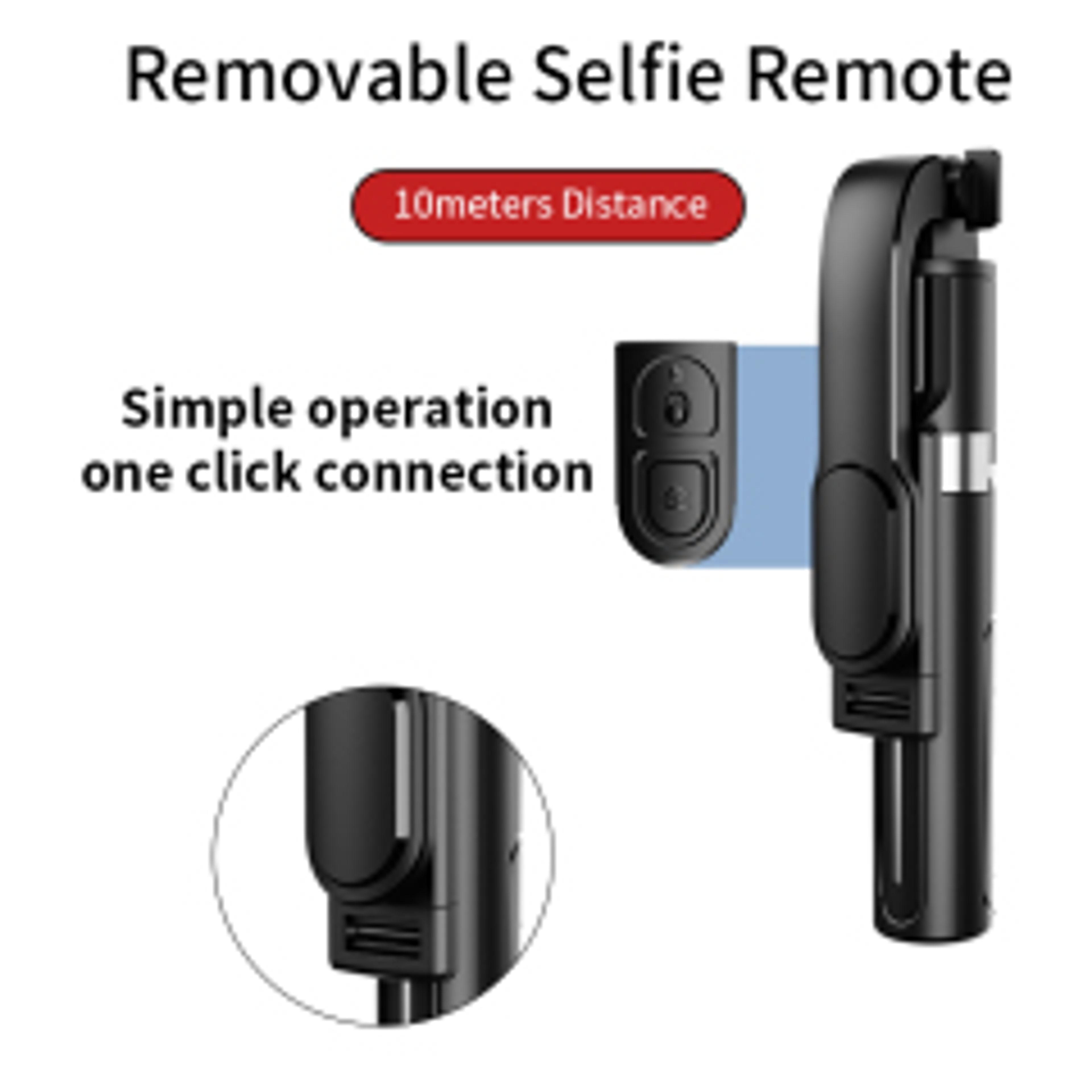 Jmary KT-219 Mini Tripod and Mobile Selfie Stick with Remote Shutter Mobile Tripods - image 4