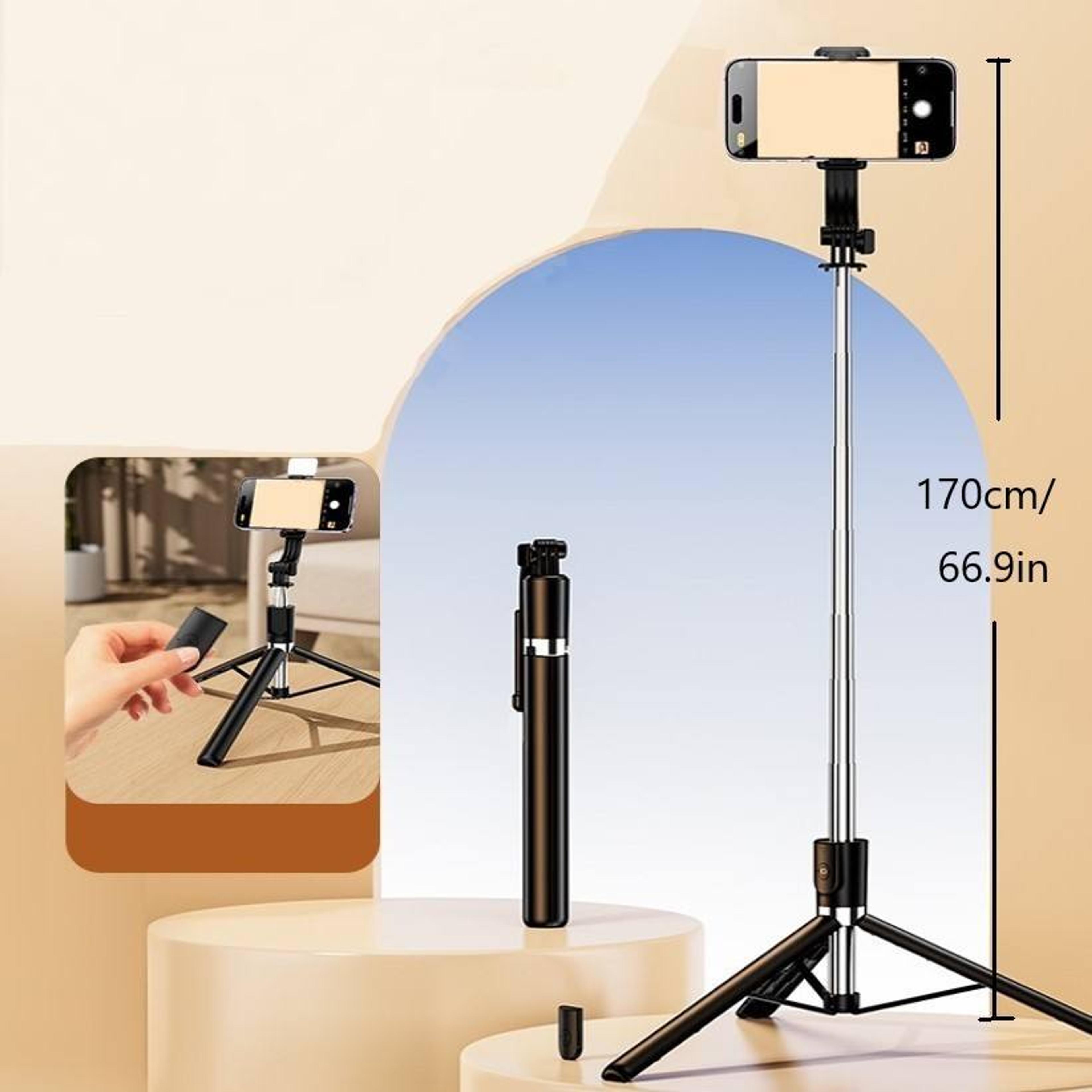 LIVE-K9 Live Selfie Stand With Rechargeable Light (5.7 Feet) - image 2