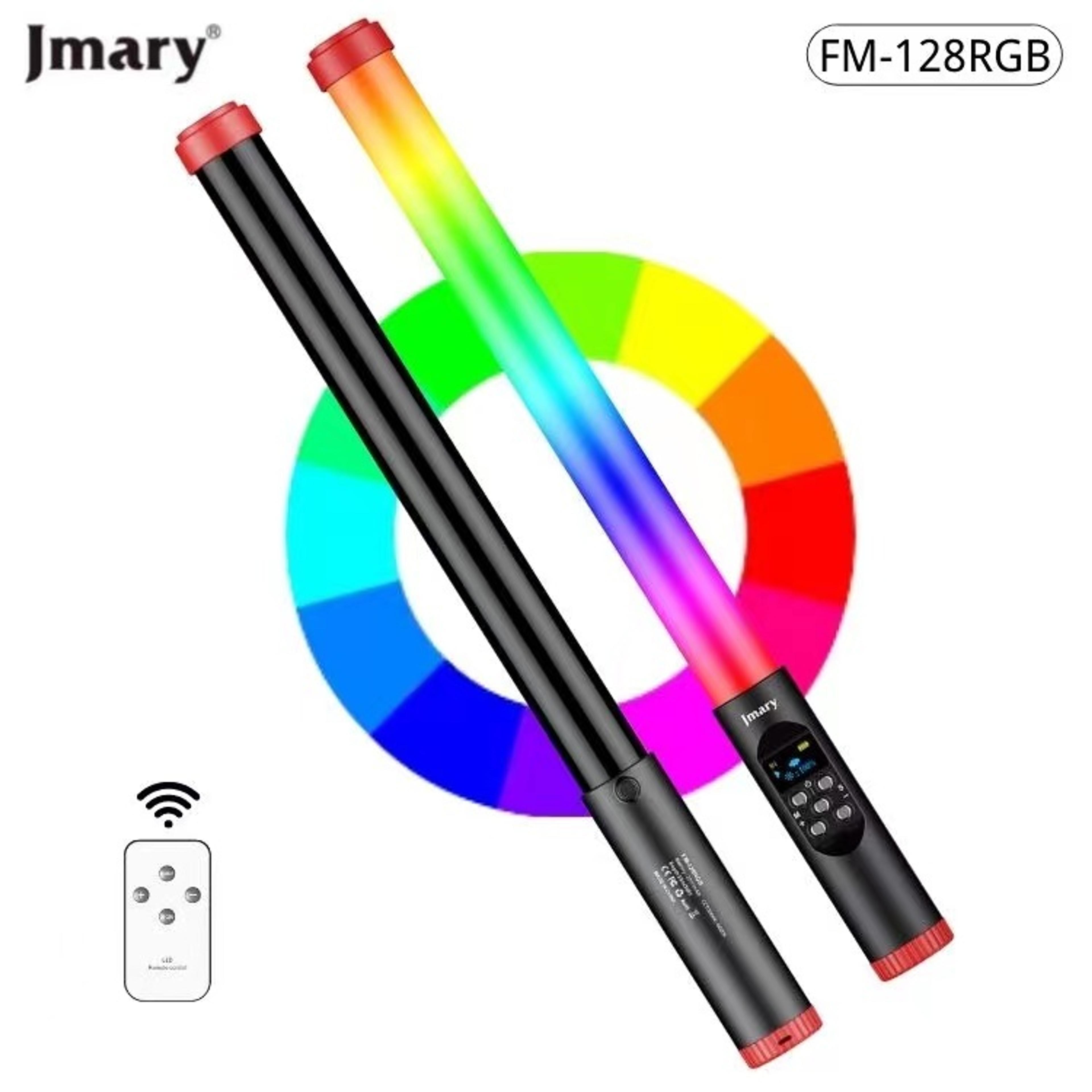 Jmary FM-128RGB Waterproof Handheld RGB LED Video Light Wand Stick - image 3