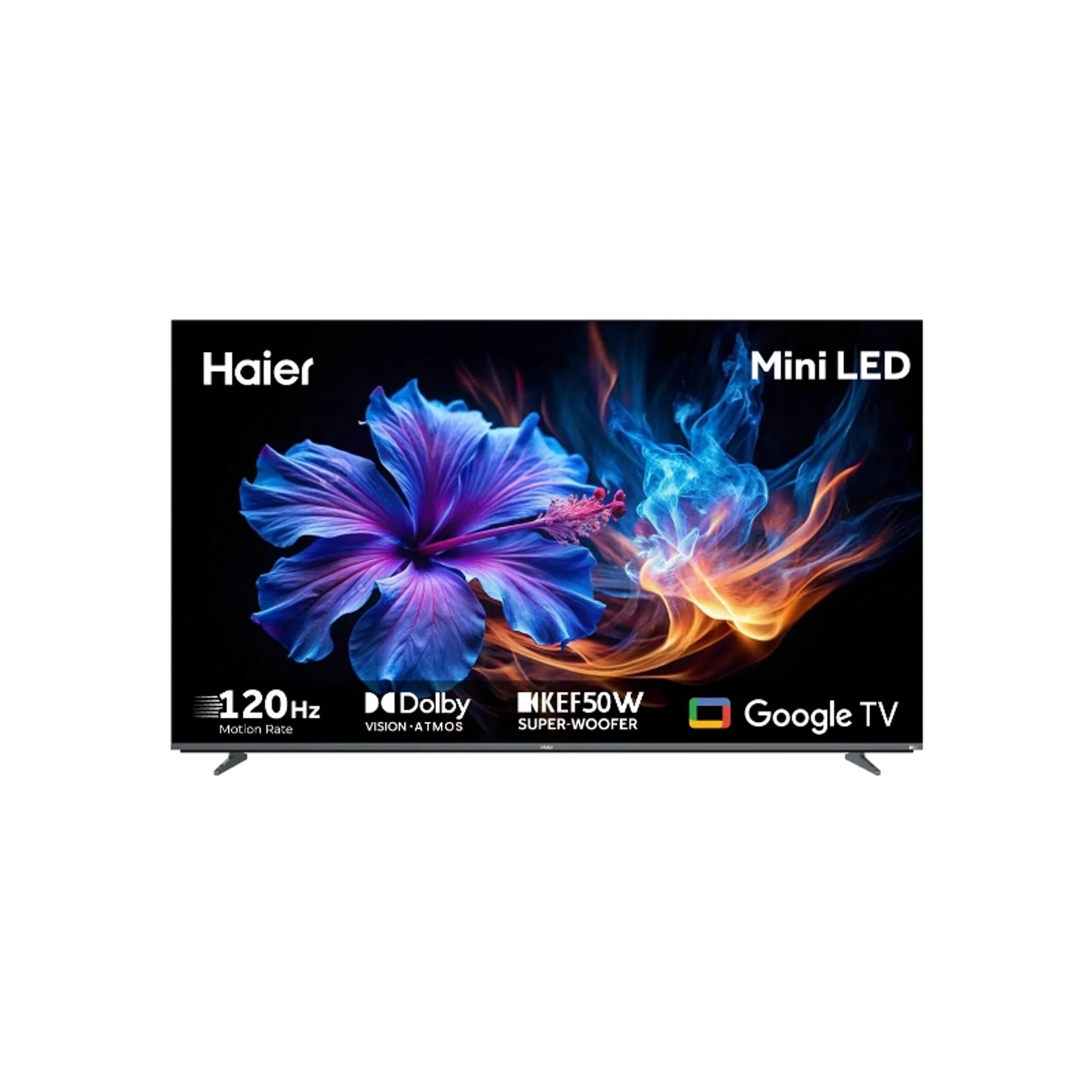 Haier H65M80FUX 65-Inch Mini LED 4K Smart Google TV