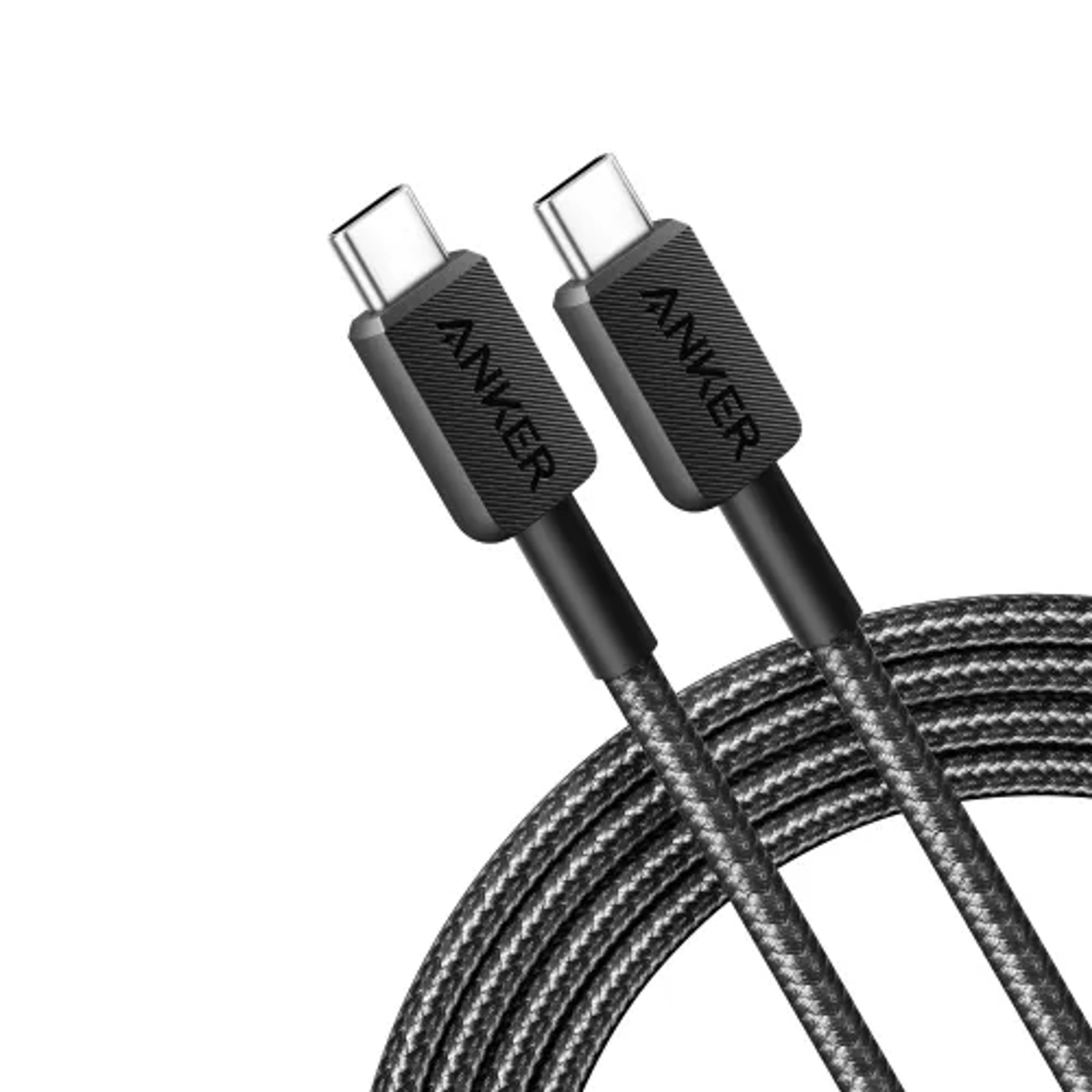 Anker 322 3ft Nylon Braided USB-C to USB-C Data Cable alternate view