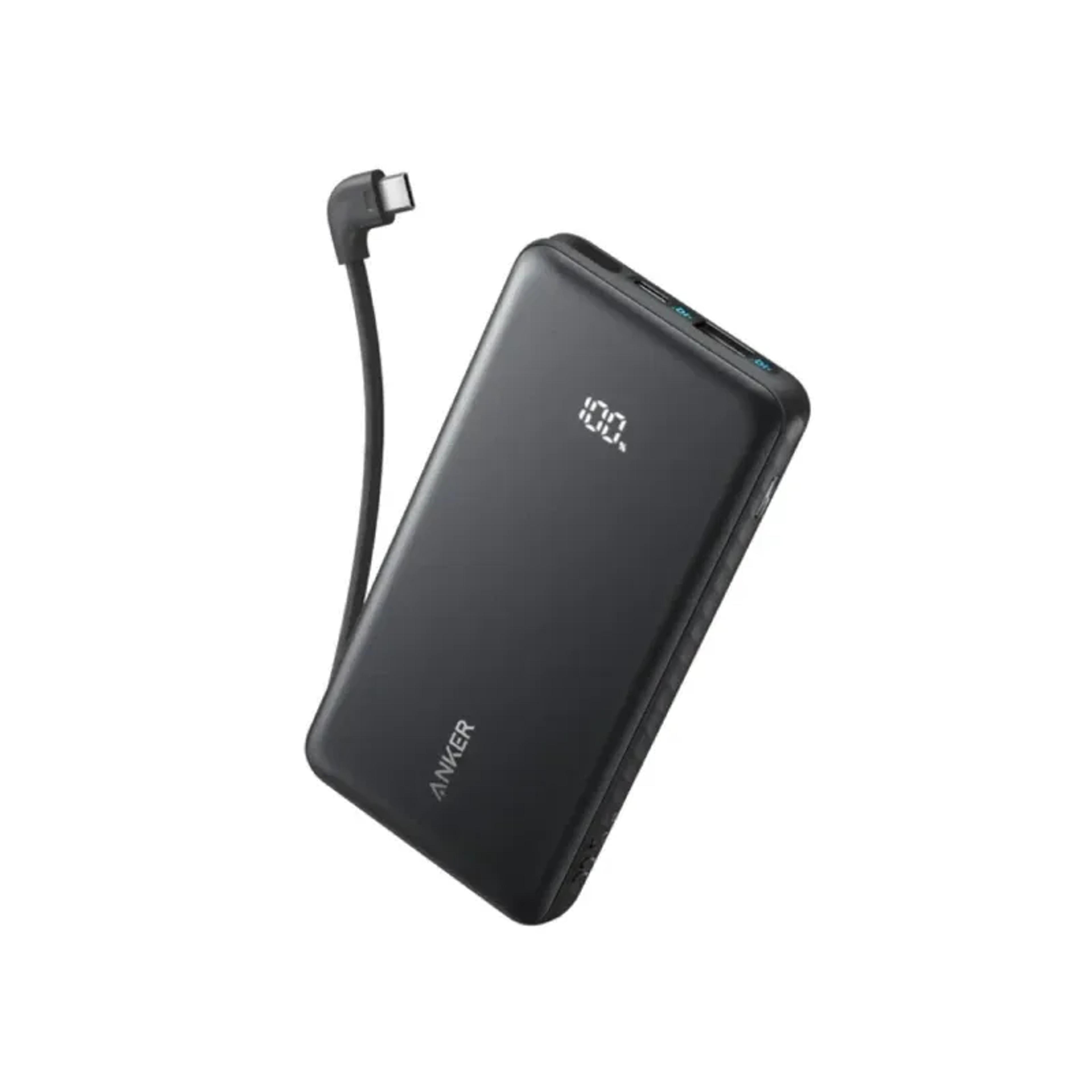 Anker Zolo Power Bank High-Speed Portable Charger with Built-in-USB-C (22.5W, 20,000mAh)