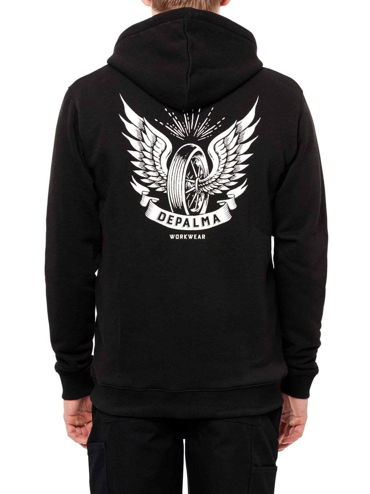 Photo of Night Zip Hooded Sweatshirt, Black