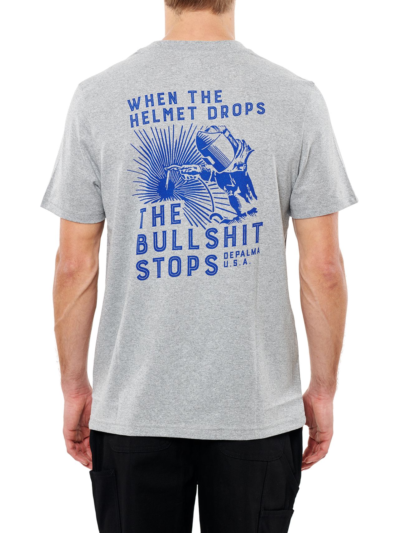 Photo of Straight Time S/S T-shirt, Grey Melange