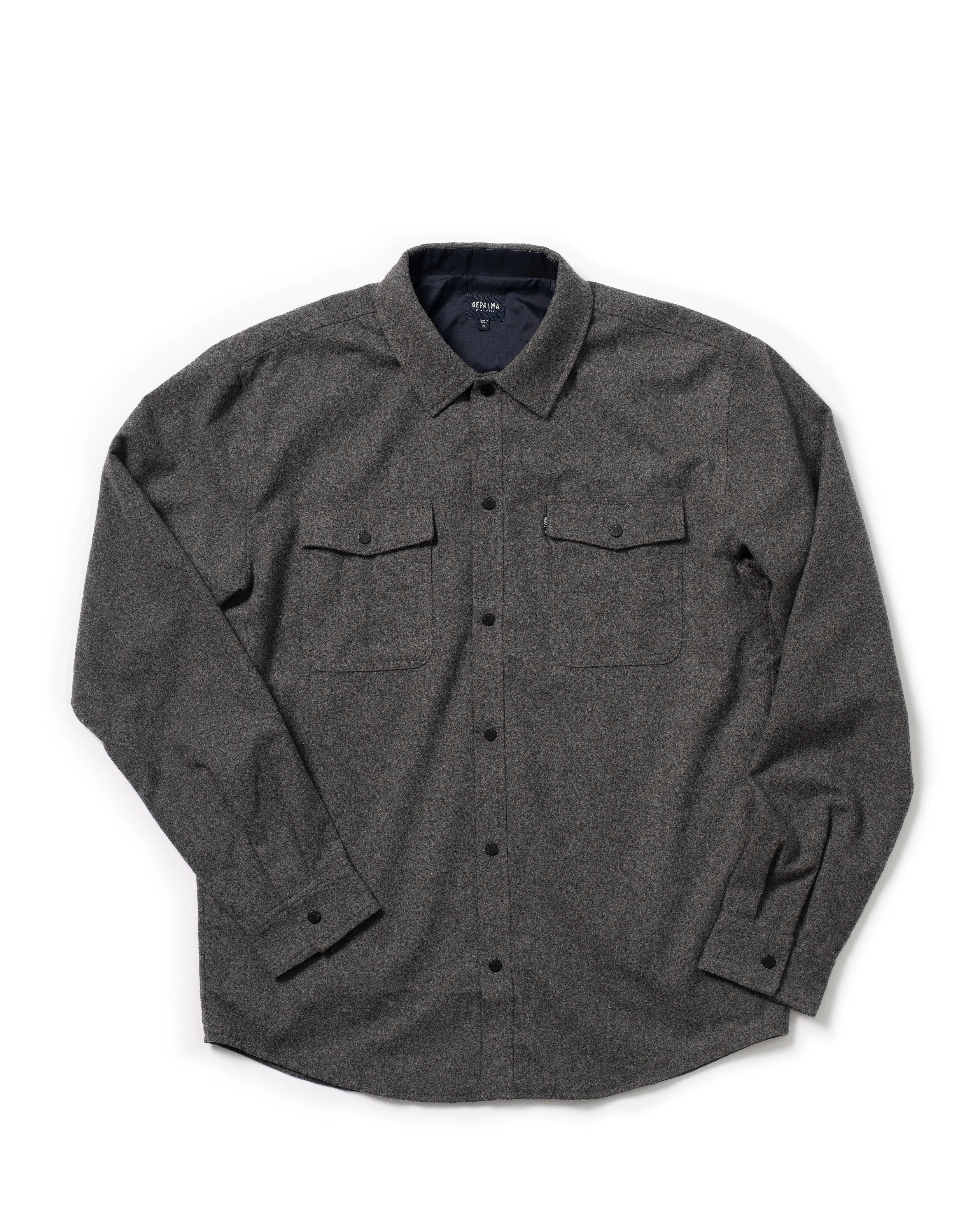 Photo of Midpoint L/S Over Shirt, Grey Melange
