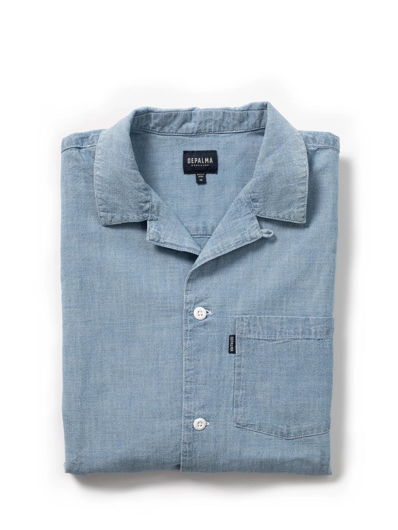 Photo of Reno S/S Camp Collar Shirt, Blue