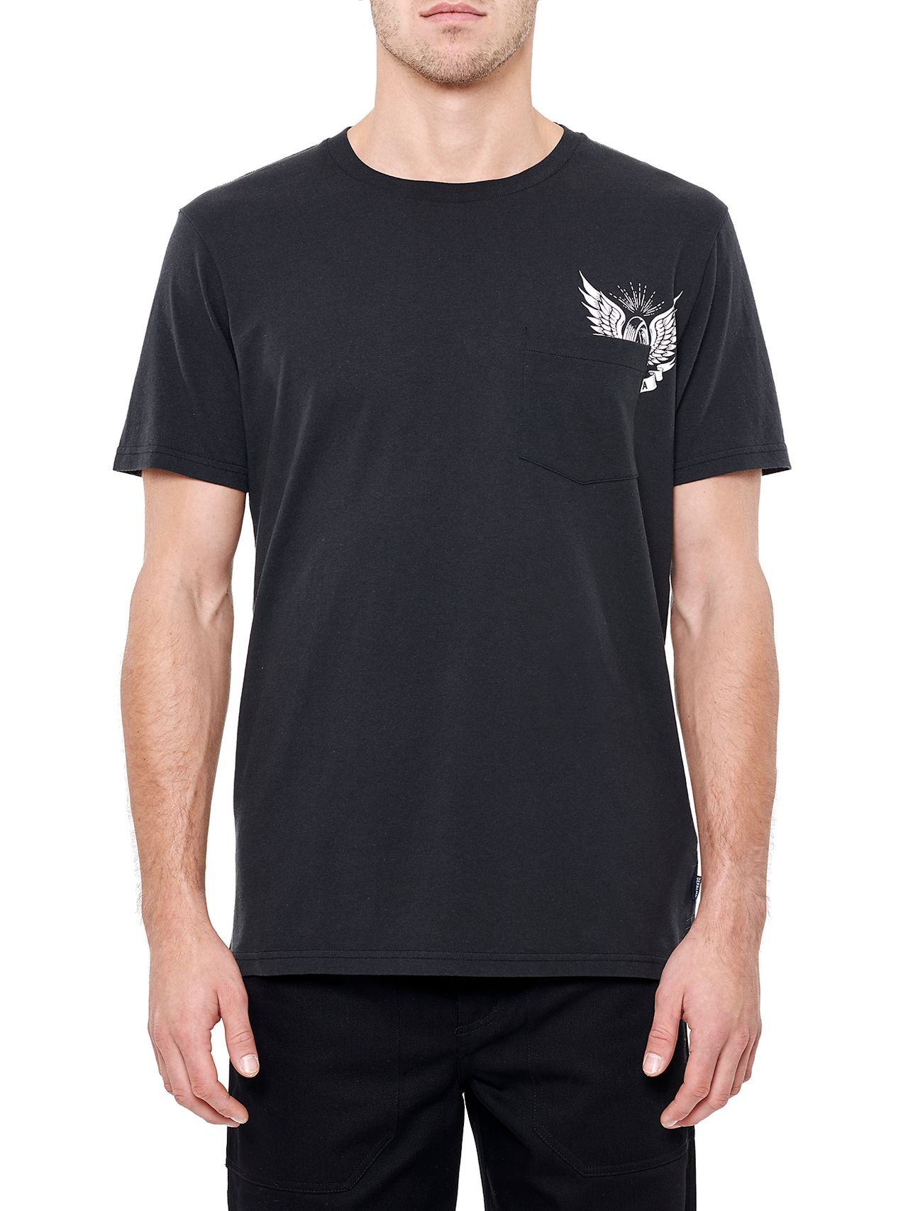 Photo of Thunder Road Pocket S/S Pocket T-shirt, Black