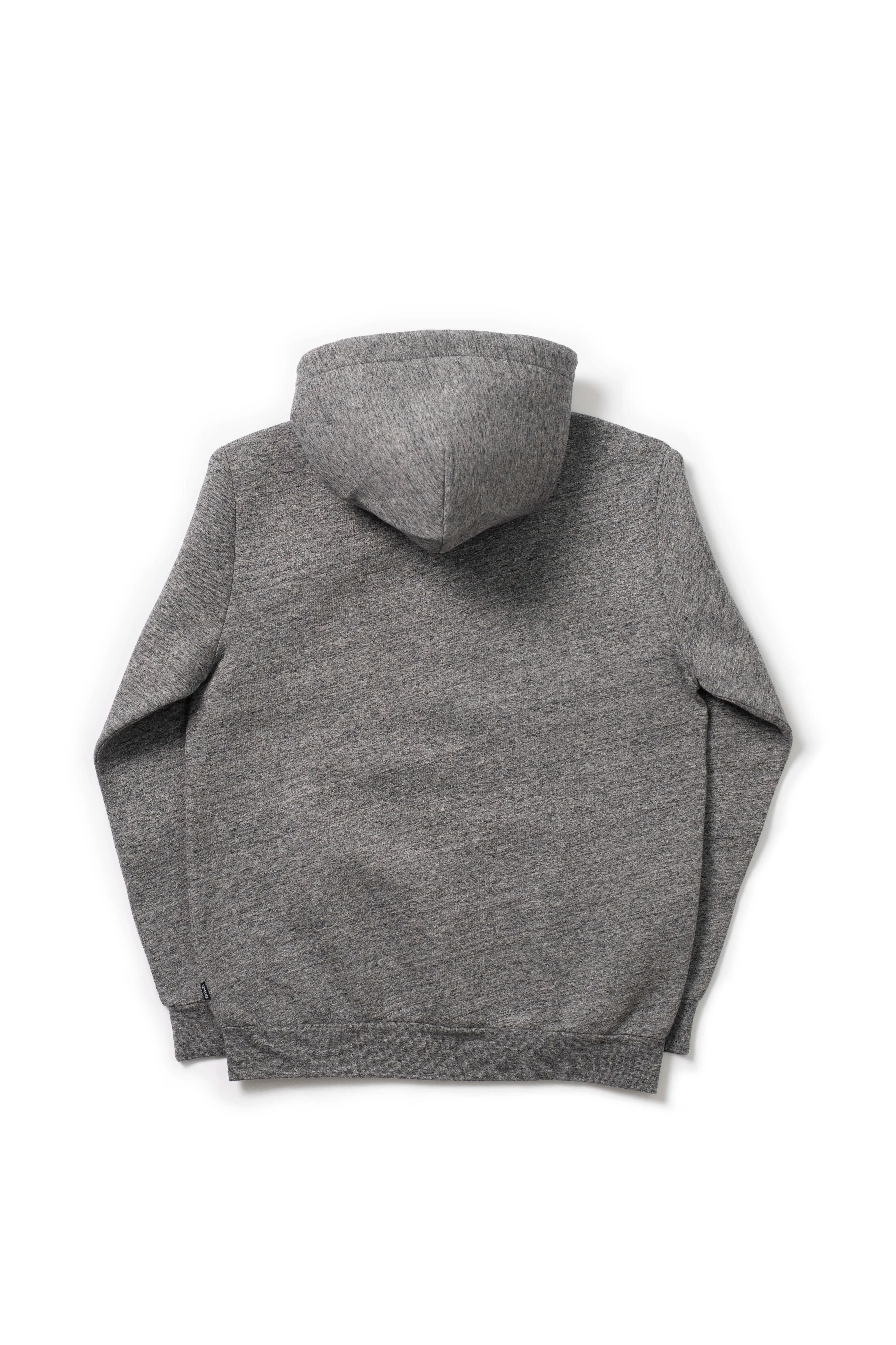 Photo of Albany Bonded Zip Hooded Sweatshirt, Grey Melange