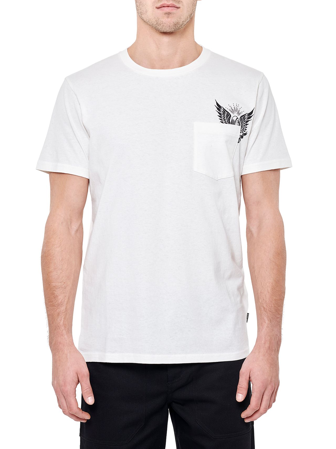 Photo of Thunder Road Pocket S/S Pocket T-shirt, White