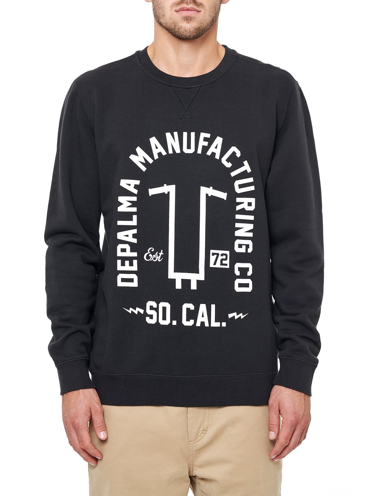 Photo of Handlebars Crewneck Sweatshirt, Black